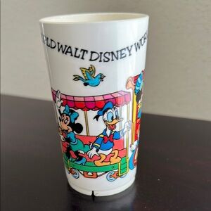 Vintage Walt Disney World plastic cup